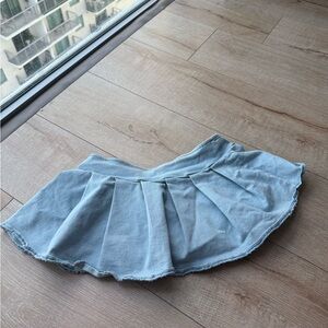 Light Blue Women's Skirt